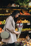 ELMNTL NYC Sustainable fashion poncho sweater