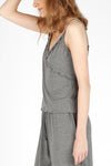 All-Day-Chic PJ Top - Charcoal