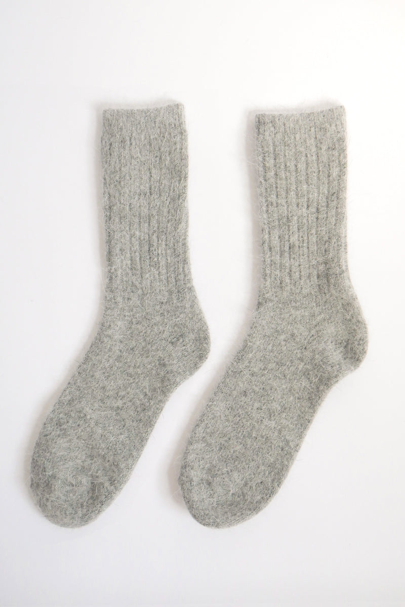 Super Soft Wool Socks - Grey – ELMNTL NYC