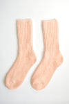 Super Soft Wool Socks - Peach