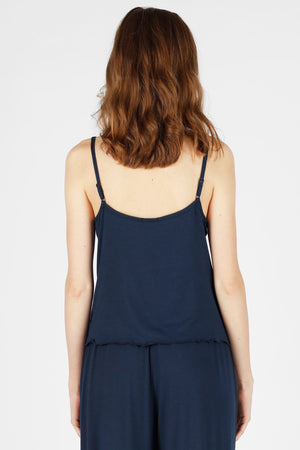 All-Day-Chic PJ Top - Navy Blue