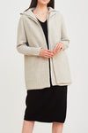Double layered cardigan