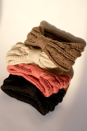 Handmade Vegan Headband - Taupe