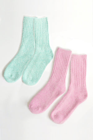 Super Soft Wool Socks - Mint