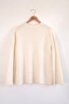 Wrap-in-Luxury Top - Cream