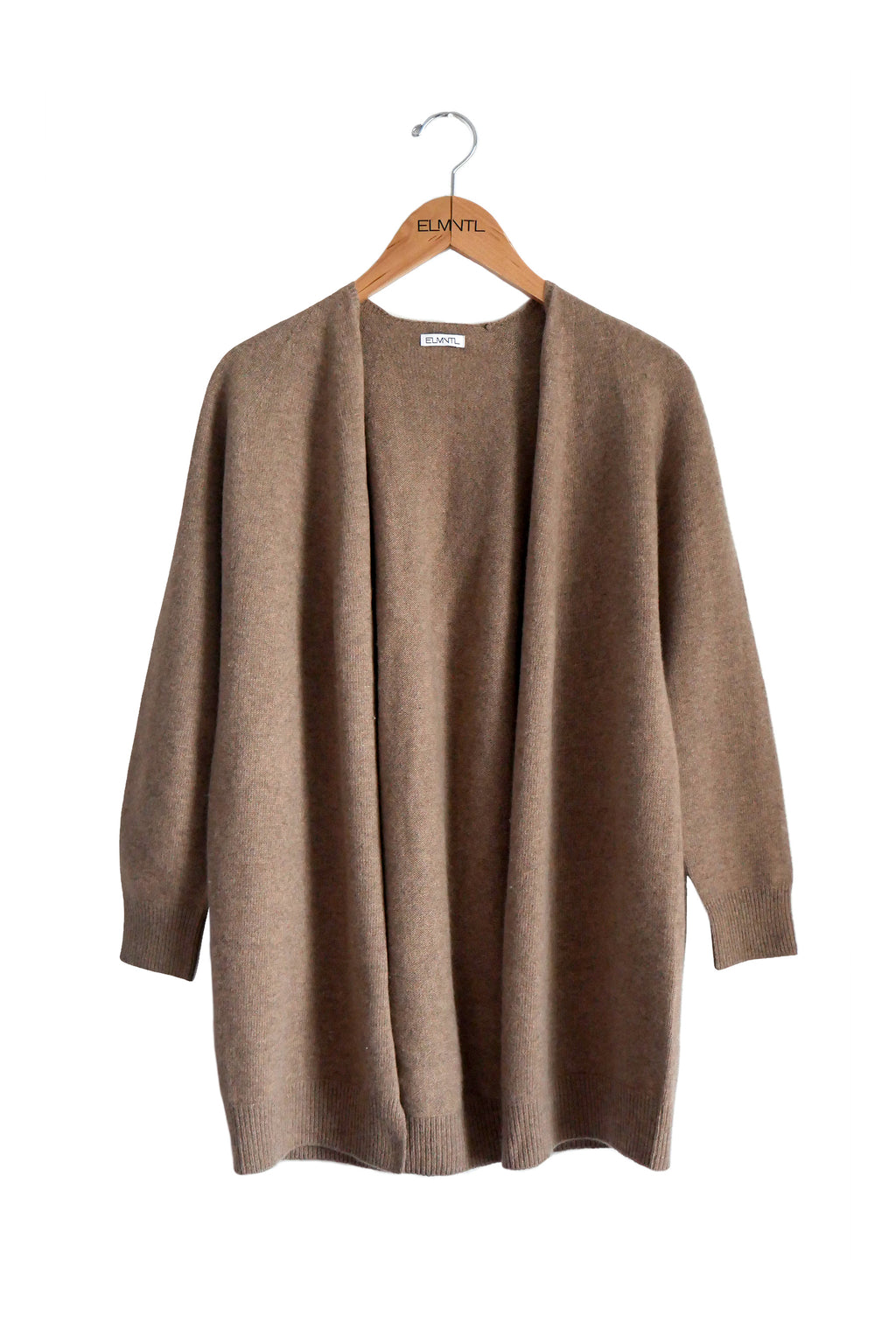 Effortlessly Chic Open Cardigan - Taupe