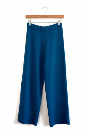 Lightweight Knit Pant-Turquoise