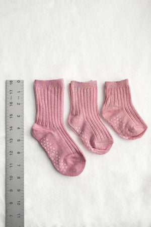 Mommy & Me Cotton Socks Bundle - Pink