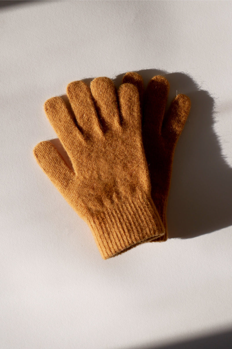 Wool Gloves - Mustard
