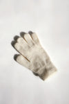 3D-Printed Wool Gloves - Snow White
