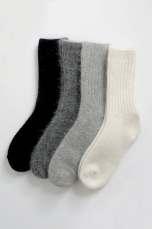 Super Soft Wool Socks - Black