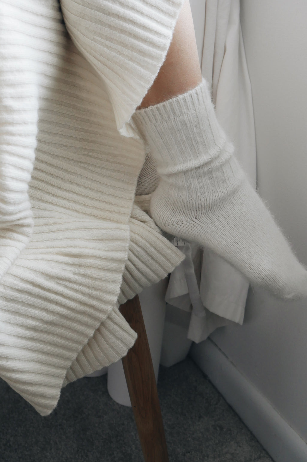 3D Printed Flare Skirt Ivory