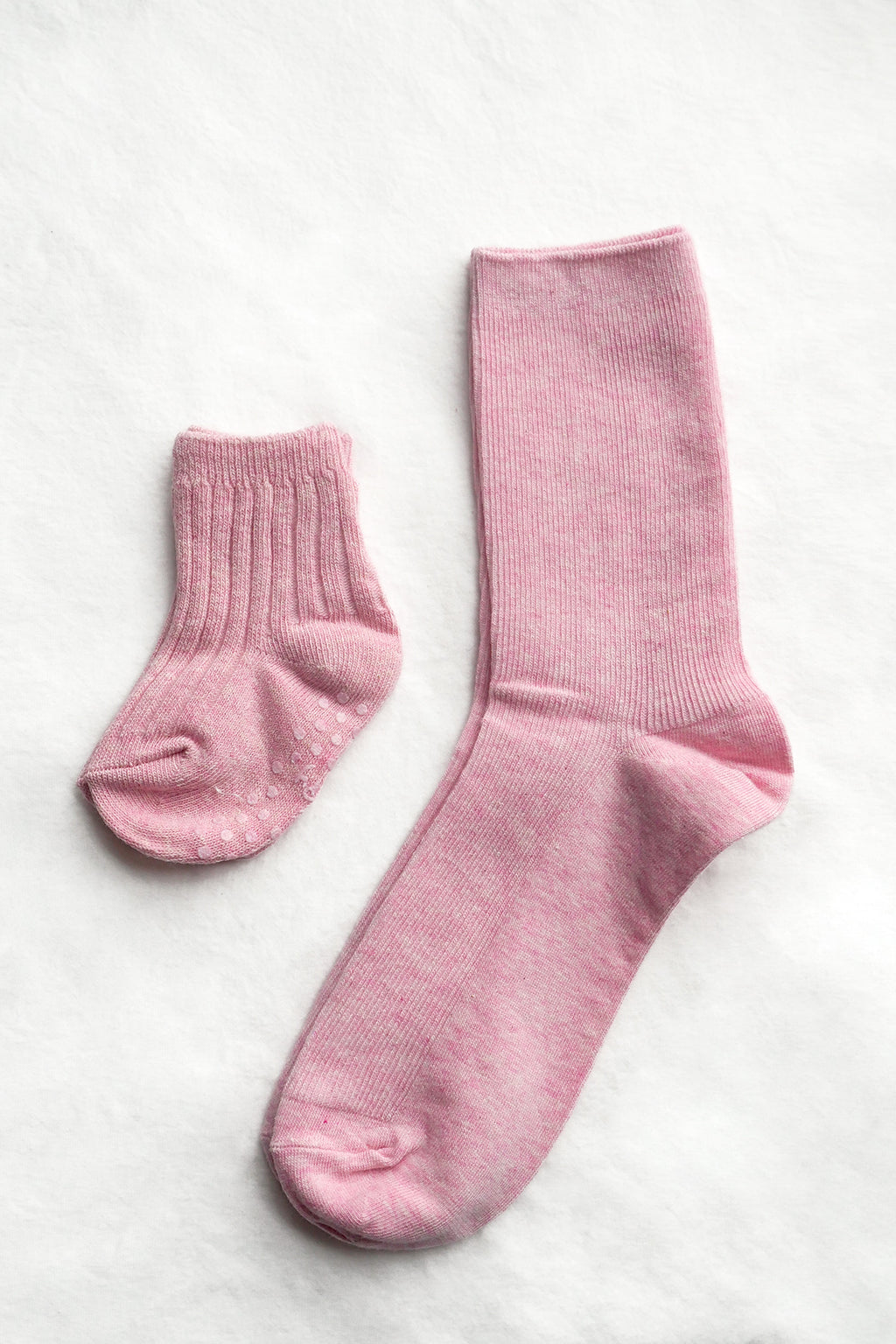 Mommy & Me Cotton Socks Bundle - Pink