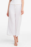 Double Layer Lounging Pant - Pure White