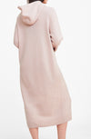 Hood Sweater Dress - Pink